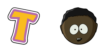 South Park Token Black & T Logo курсор пак