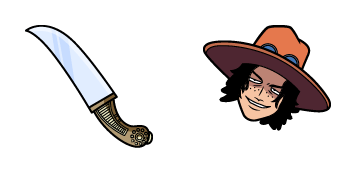One Piece Portgas D. Ace & Knife