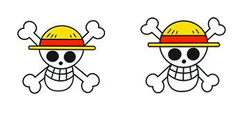 حزمة كروس One Piece Jolly Roger