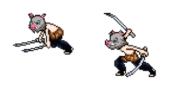 Demon Slayer Inosuke Hashibira Cursor Pack