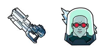 Mr. Freeze & Ice Gun Cursor Pack