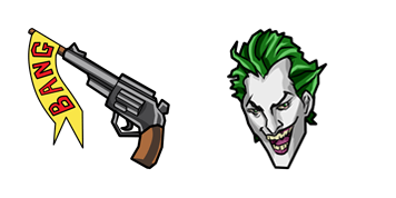 Joker & Bang Flag Pistol Cursor Pack