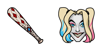 Harley Quinn & Bat Cursor Pack