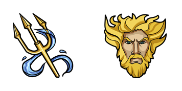 Aquaman & Trident Cursor Pack