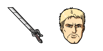 Attack on Titan Reiner Braun & Sword Cursor Pack