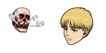 Attack on Titan Armin & Colossal Titan Cursor Pack