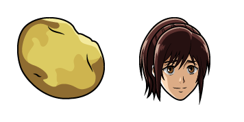 Attack on Titan Sasha & Potato Cursor Pack