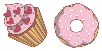 Muffin and donut Cursor Pack