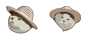 Straw Hat Cat