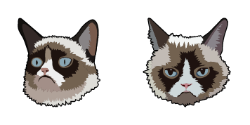 Pack de curseurs Grumpy Cat