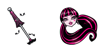 Monster High Draculaura & Umbrella Cursor Pack