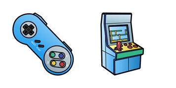 Controller & Arcade Game Machine Cursor Pack