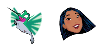 Pocahontas & Flit Animated cute cursor
