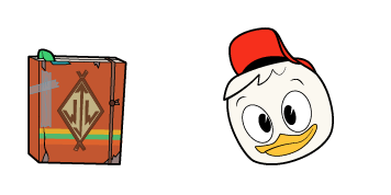 DuckTales Huey Duck & Junior Woodchuck Guidebook Cursor Pack