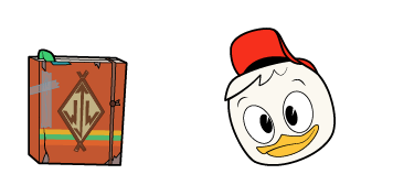 DuckTales Huey Duck & Junior Woodchuck Guidebook Animated
