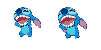 Stitch & Hearts Pixel Cursor Pack