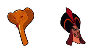 Aladdin Jafar & Snake Staff Animated cute cursor