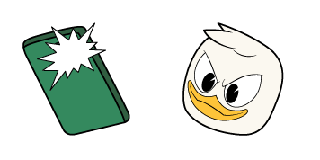 DuckTales Louie Duck & Phone Cursor Pack