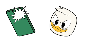 DuckTales Louie Duck & Phone Animated