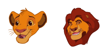The Lion King Mufasa & Simba