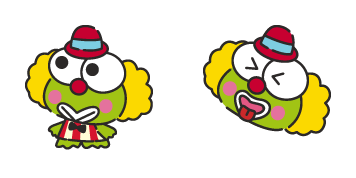 Sanrio Keroppi Halloween Clown курсор-пак