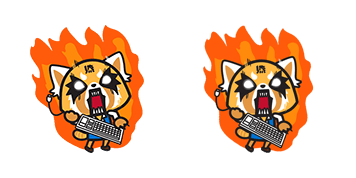 Sanrio Aggretsuko Rage Sound курсор-пак