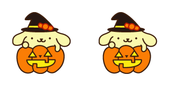 Sanrio Pompompurin in Pumpkin Animated