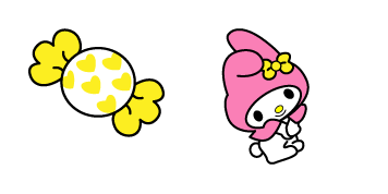 Hello Kitty My Melody & Candy Cursor Pack