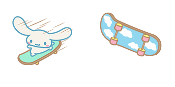 Sanrio Cinnamoroll & Skateboard курсор-пак