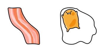 Sanrio Gudetama & Bacon cute cursor