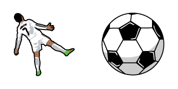 Cristiano Ronaldo & Soccer Ball-Cursor-Paket