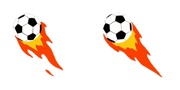 Fire Soccer Ball Cursor Pack