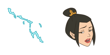 Avatar Azula & Lightning Animated cute cursor