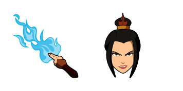 Avatar The Last Airbender Azula & Blue Flames Cursor Pack