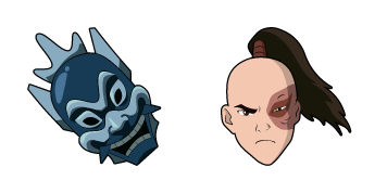 Avatar The Last Airbender Zuko & Blue Spirit Mask Cursor Pack