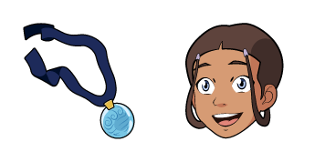 Avatar The Last Airbender Katara & Necklace Cursor Pack