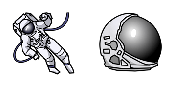 Spaceman & Helmet Cursor Pack