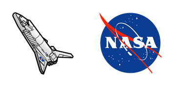 NASA Space Shuttle & Logo Cursor Pack