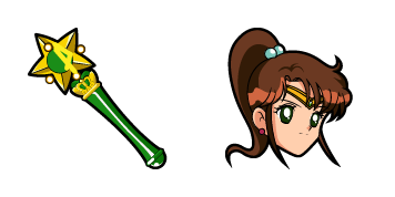 Sailor Moon Sailor Jupiter & Star Power Stick Cursor Pack