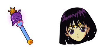 حزمة كروس Sailor Moon Sailor Saturn & Lip Rod