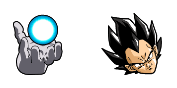 Dragon Ball Vegeta & Power Ball Cursor Pack