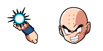 Pack de curseurs Dragon Ball Krillin & Fusion Spirit Bomb