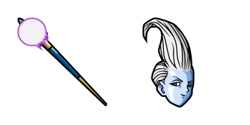 Dragon Ball Whis & Angel Attendant Staff Cursor Pack