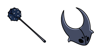 Hollow Knight False Knight & Mace Cursor Pack