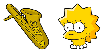 The Simpsons: Lisa Cursor Pack