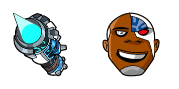 Teen Titans Cyborg Cursor Pack