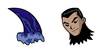 Teen Titans Aqualad & Wave Cursor Pack