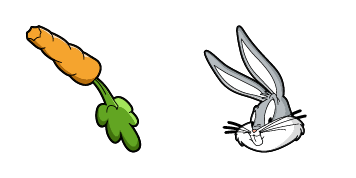 Pack de curseurs Looney Tunes Bugs Bunny & Carrot