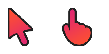 Bloody Mary Gradient Cursor Pack