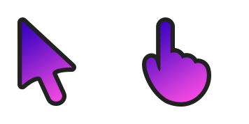 Purple Gradient Cursor Pack